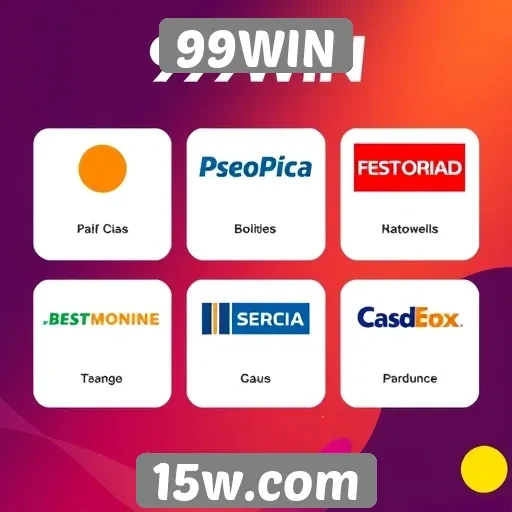 Comparação de métodos de pagamento disponíveis no 99WIN